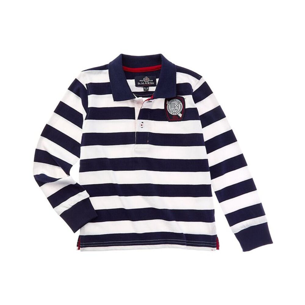 Polo Club St. Martin Boys  A Richie Larghe Polo Shirt, Blue
